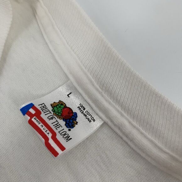 Vintage 90s Right Said Fred I'm Too Sexy For This Shirt Large Adult White Red L - Picture 3 of 6